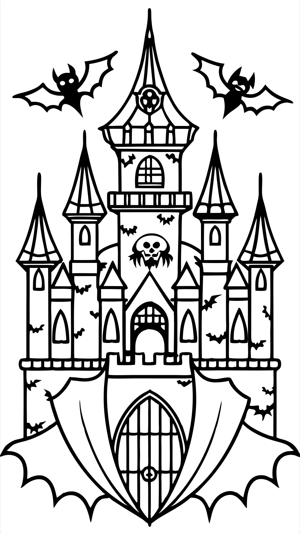 gothic coloring pages printable